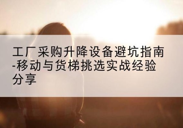 青田移动式升降机怎么选-工厂采购升降设备避坑指南-移动与货梯挑选实战经验分享